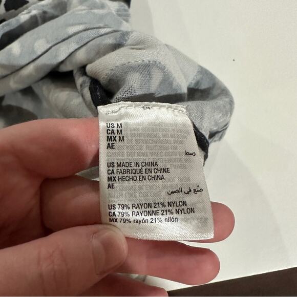 Jm Collection Gray & Black Cheetah Print Long Sleeve Tunic Sweater Size M - Picture 7 of 9